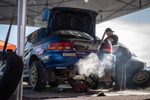 lifted subaru impreza rally car lift kit installer