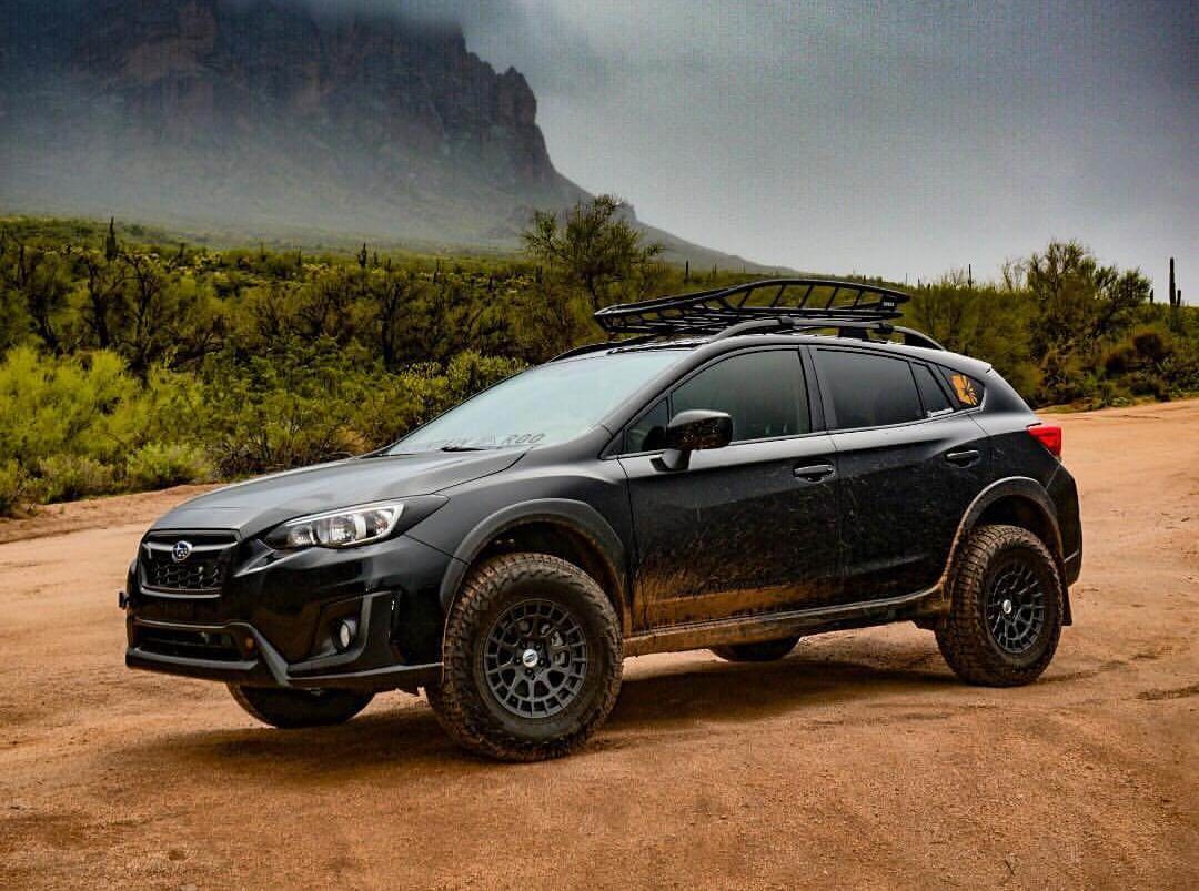 lifting a subaru crosstrek