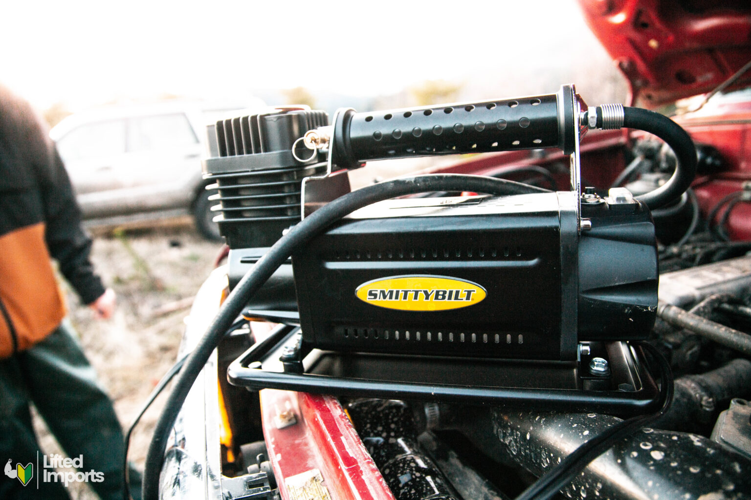 smittybilt portable air compressor for off road