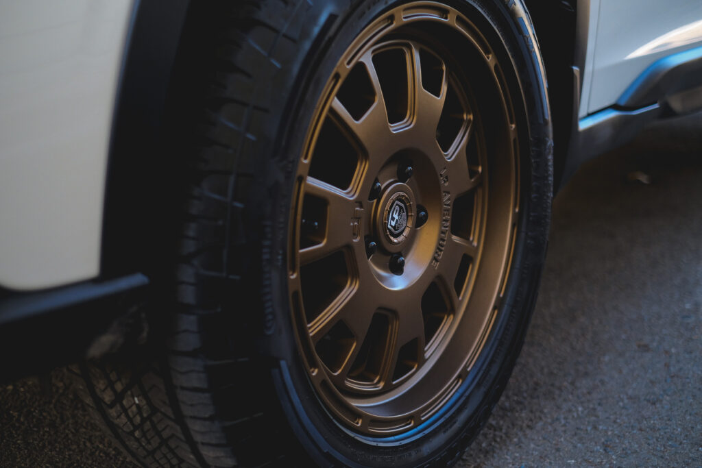 offroad wheel on subaru outback