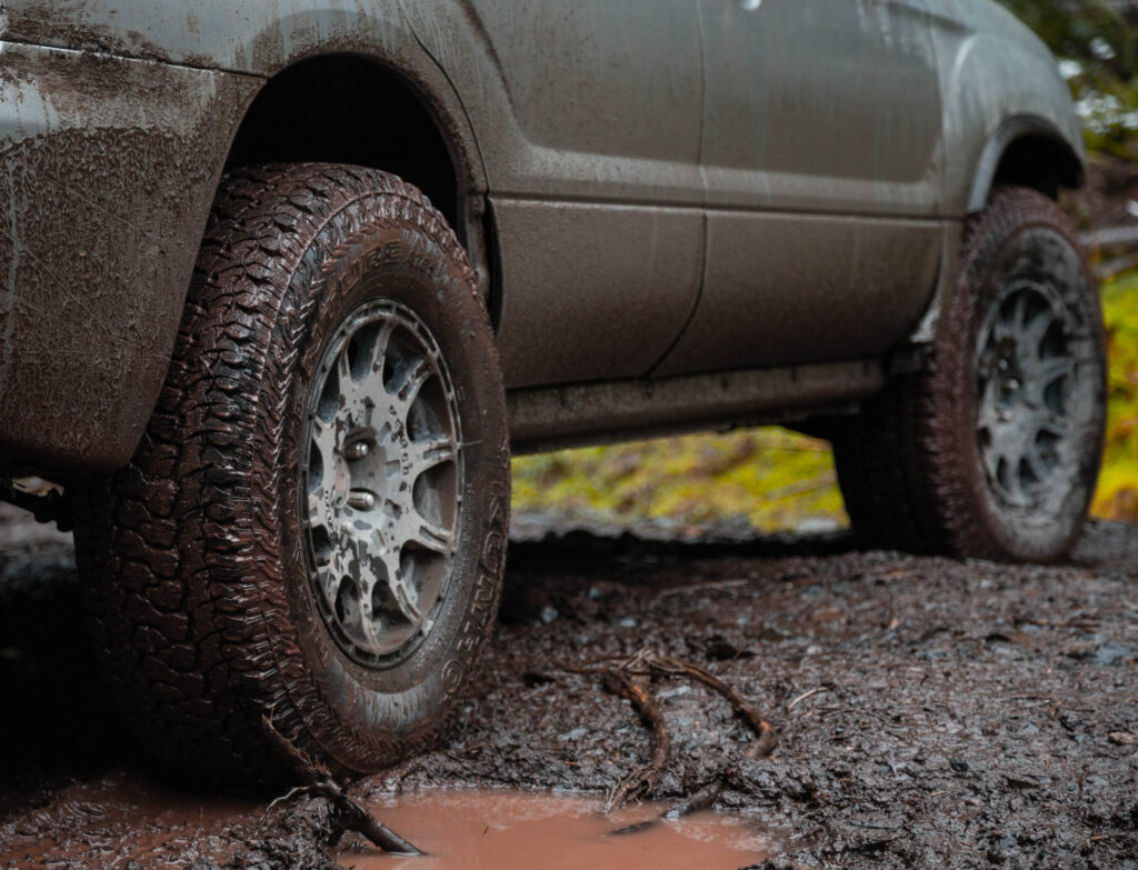 kumho road venture tires in the mud