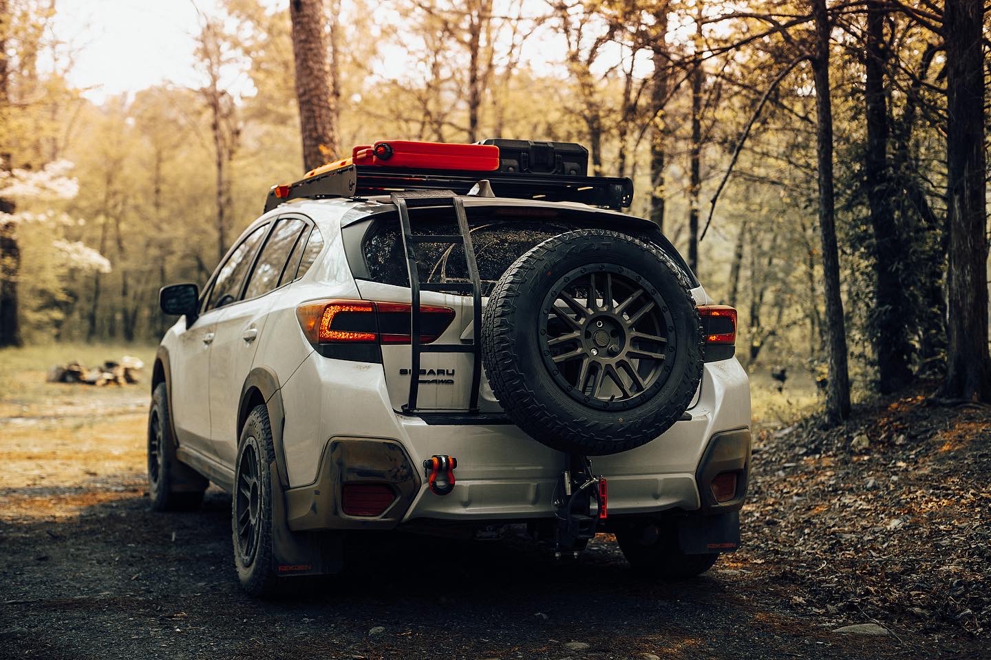 lifted 2020 crosstrek with rear tire carrier