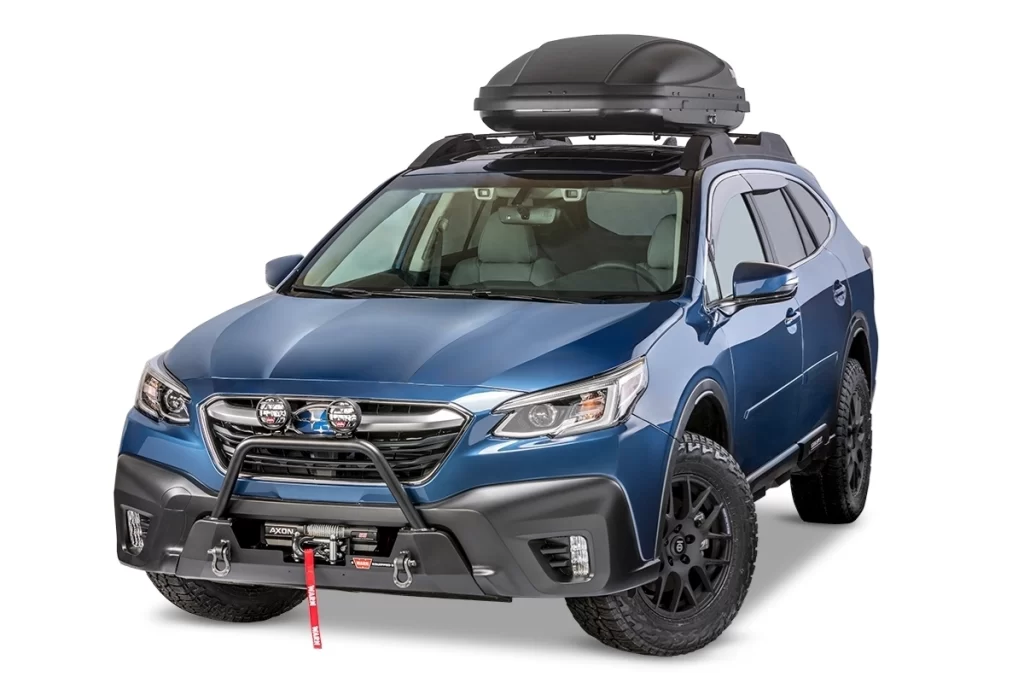 subaru warn winch bumper for outback