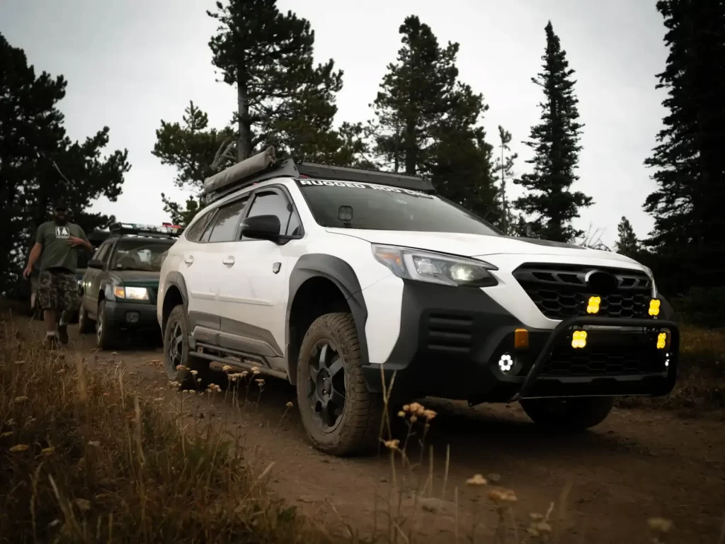 lifted subaru outback wilderness offroad build