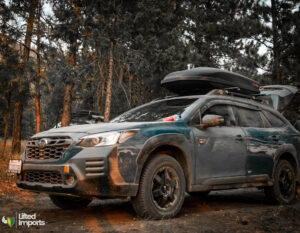 reliable subaru outback wilderness edition driving offroad