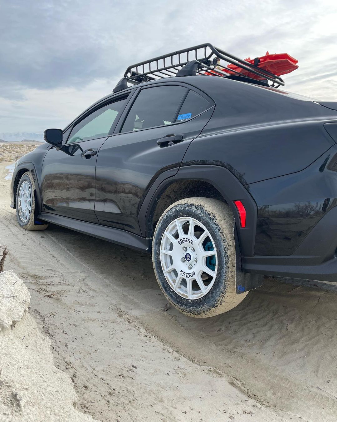 2022 wrx offroad with Sparco terra wheels