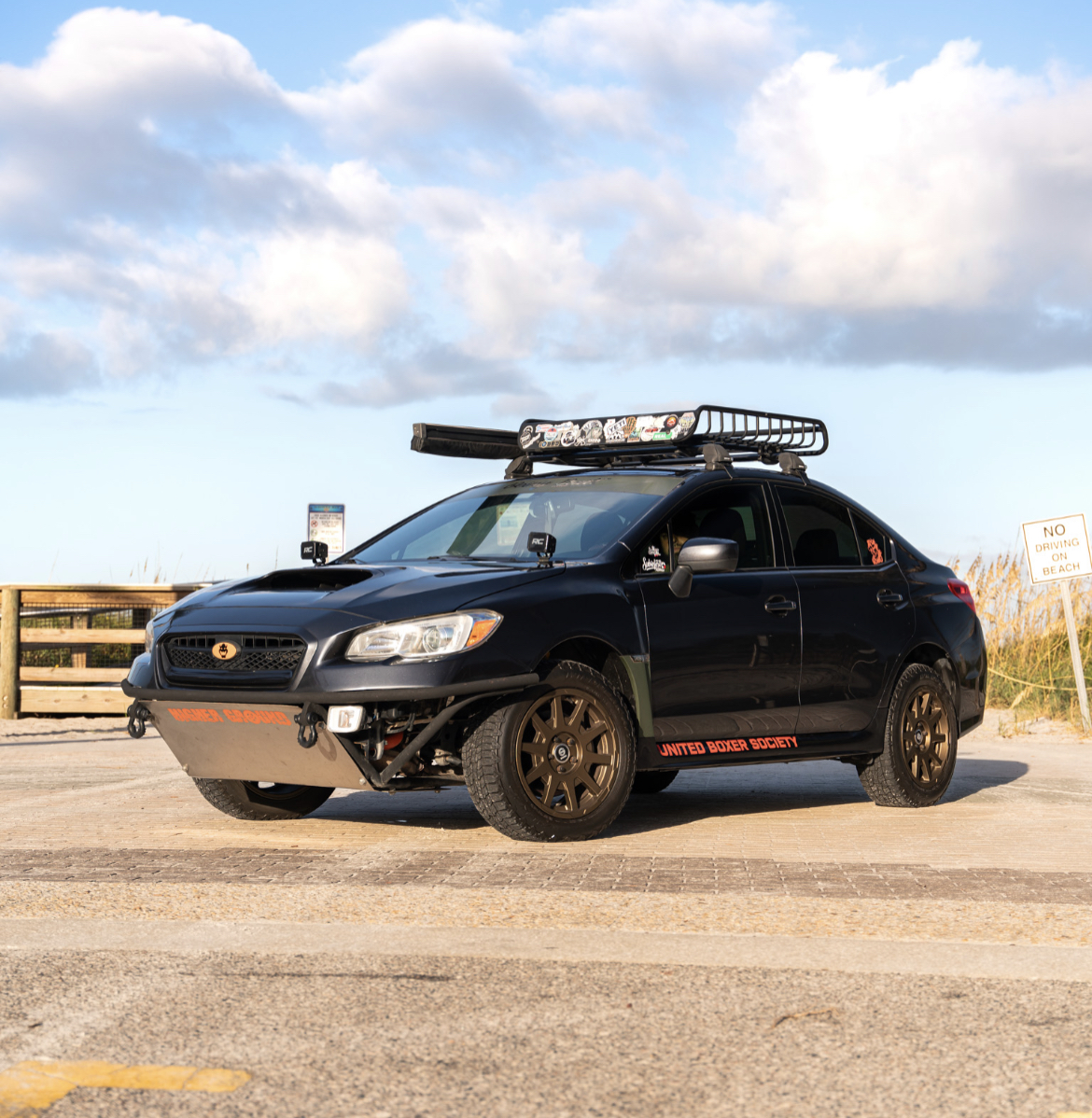 lifted wrx with offroad bumper