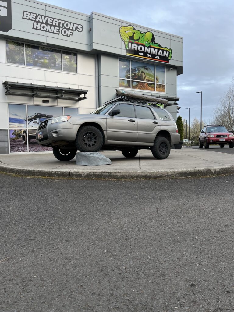 lifted SG Forester silver