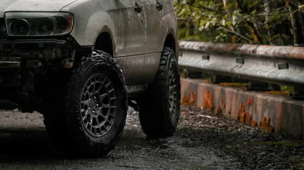 lifted subaru forester with mud terrain tires
