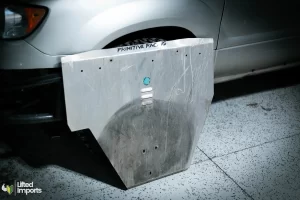 primitive racing skid plate for subaru forester