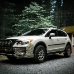 lifted subaru crosstrek with primitive racing parts