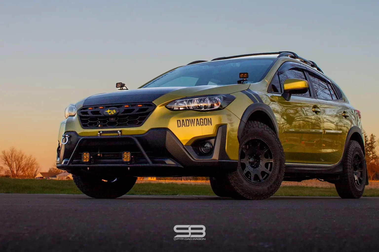 green subaru crosstrek build