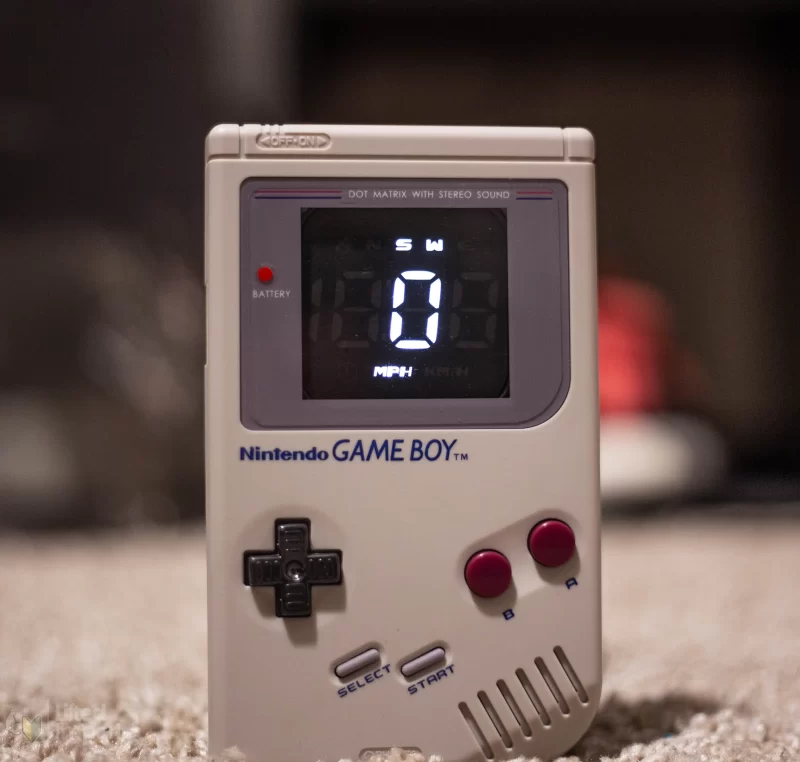 OG Grey Gameboy Speedometer - Hand Built & Fully Functional