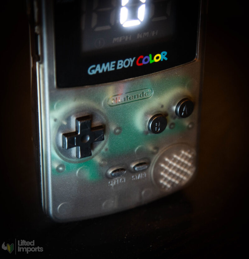 Clear Black Gameboy Color GPS Speedometer - Image 2