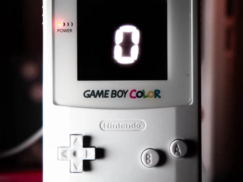 All White Gameboy Color GPS Speedometer