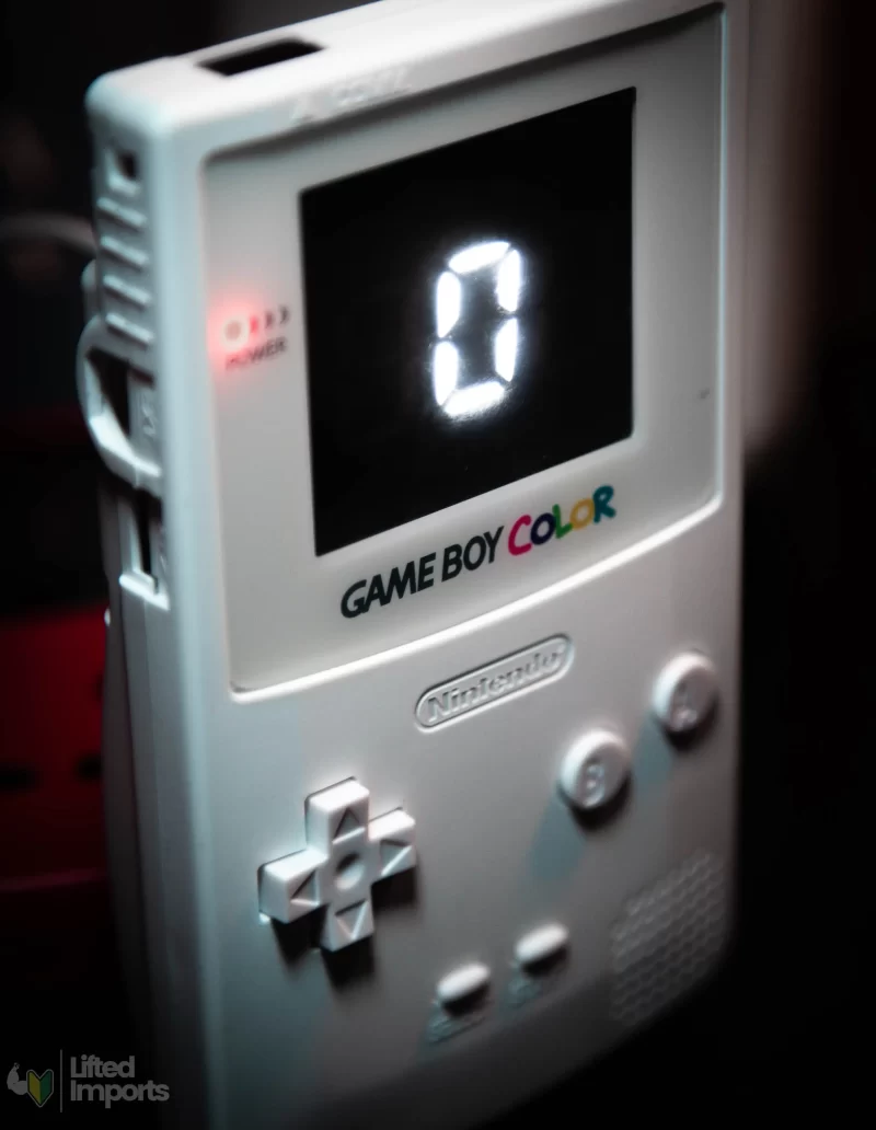 All White Gameboy Color GPS Speedometer - Image 4